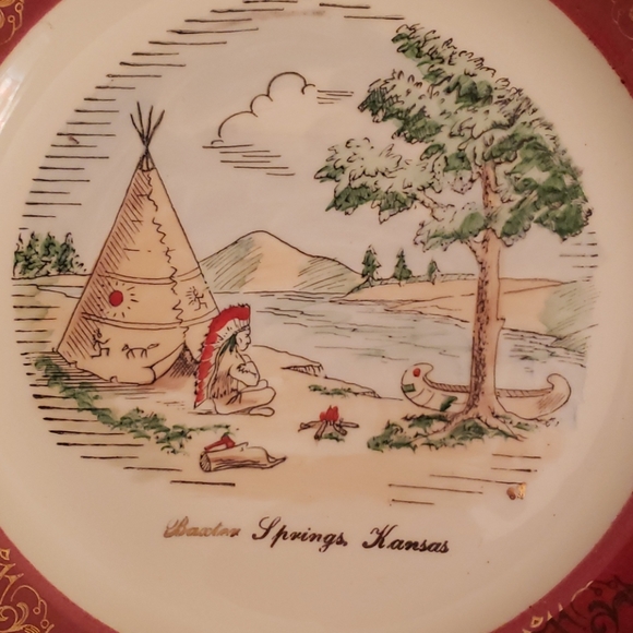 Baxter Springs decorative Plate - Picture 2 of 4